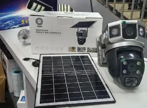 Outdoor V380 Solar PTZ Camera Dual Lens Wifi CCTV