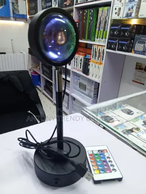 Usb Sunset Projection Lamp With Remote Room Decor Light