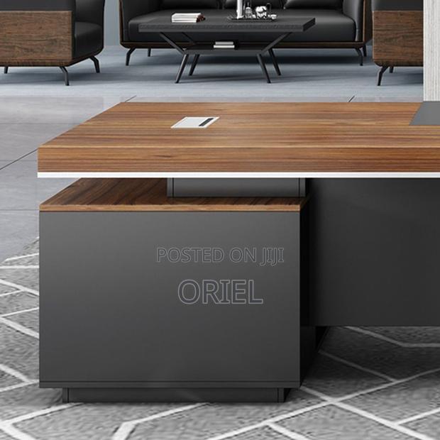 Executive Office Desk : 200mm Executive L-Shaped Office Table - thumbnail 6