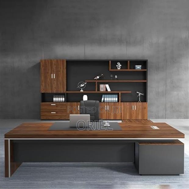 Executive Office Desk : 200mm Executive L-Shaped Office Table - thumbnail 15