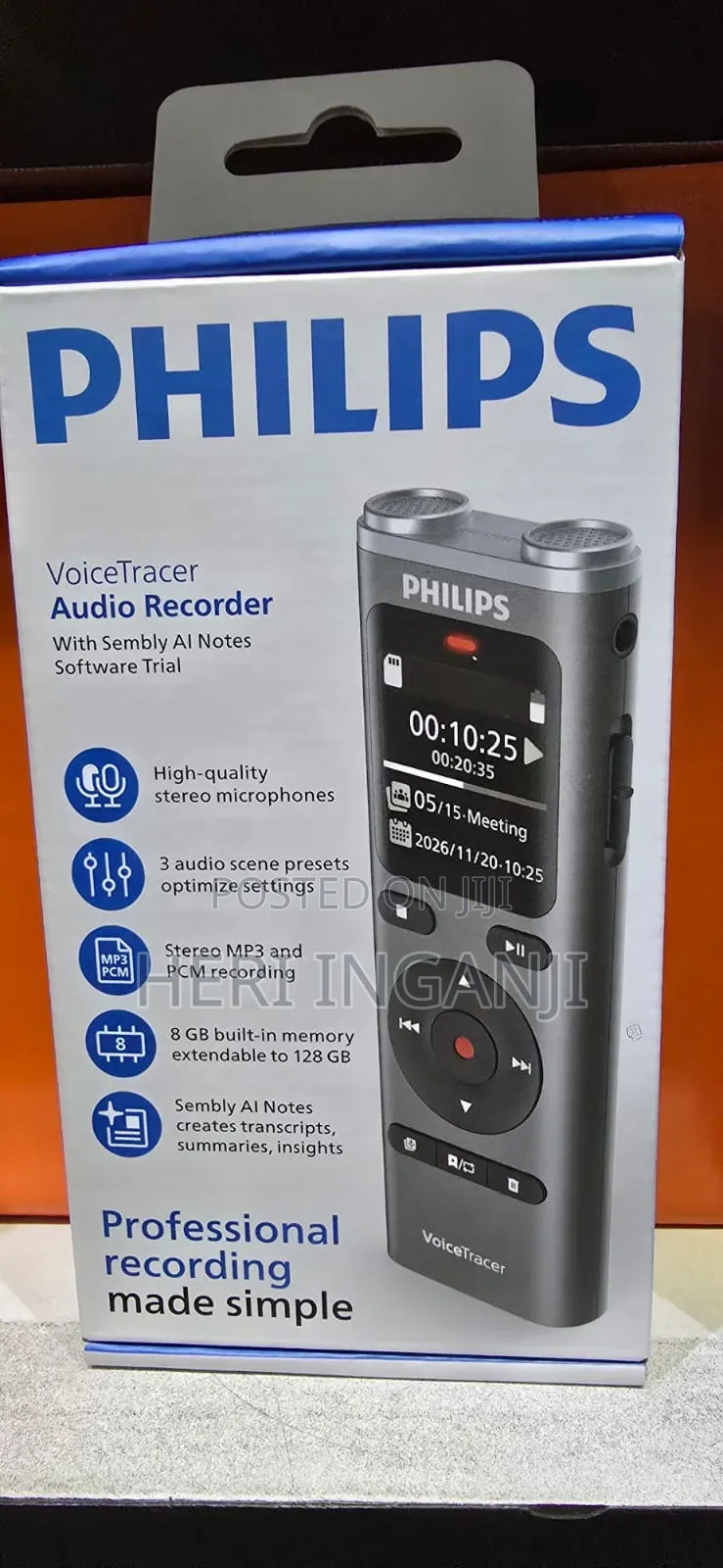 Philips Dvt1160 – Voicetracer Audio Recorder