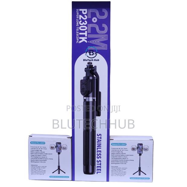 Selfie Tripod Stand 2.2m - thumbnail 2