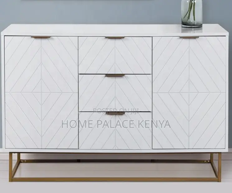 Tv Cabinet: Modern Solid Mango Wood Sideboard Cabinet
