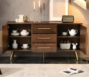 Tv Cabinet: Modern Solid Mango Wood Sideboard Cabinet