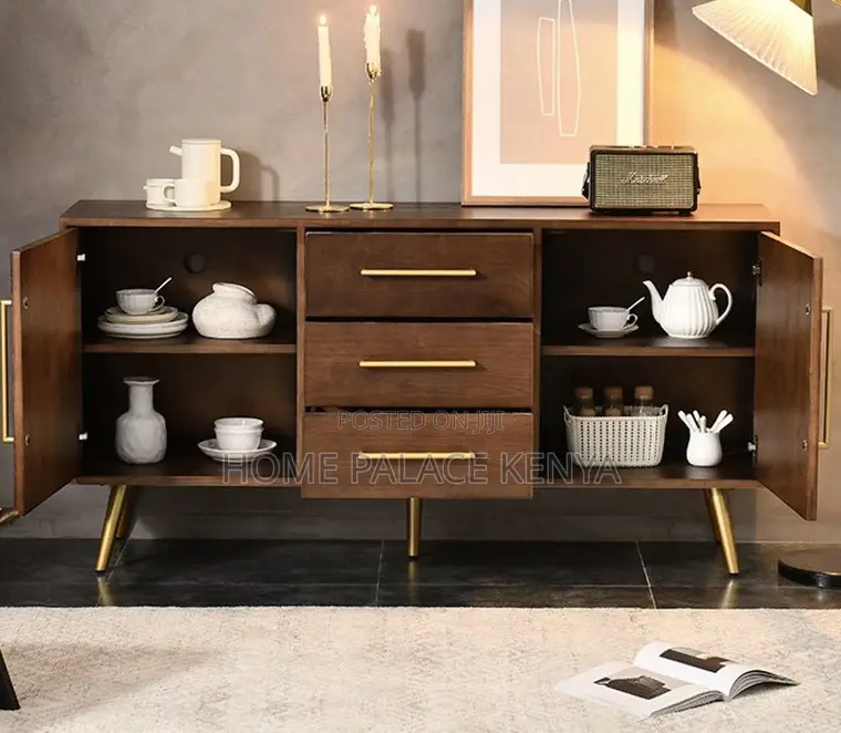 Tv Cabinet: Modern Solid Mango Wood Sideboard Cabinet