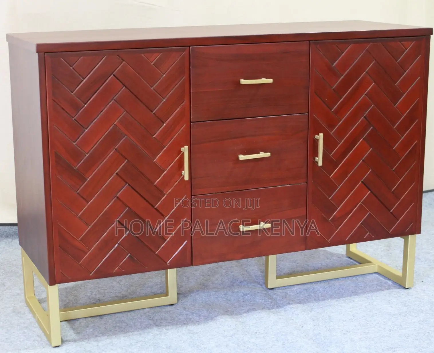 Tv Cabinet: Modern Solid Mango Wood Sideboard Cabinet