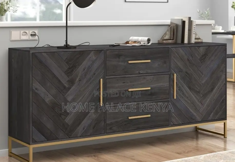 Tv Cabinet: Modern Solid Mango Wood Sideboard Cabinet