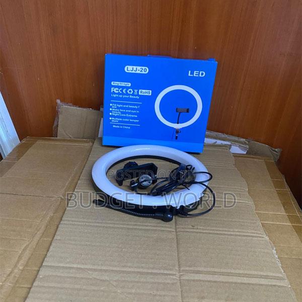 Multi-Phone 18 Inch Ring Light With Strong 2.1 Meter Tripod Stand