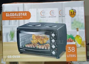 38 Litres Globalstar Oven With Rotisserie and Double Hot Plate at 7600