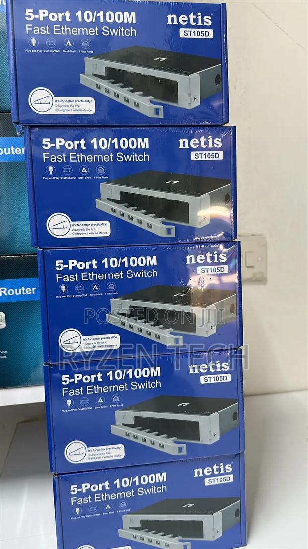Netis 5-Port 10/100 Ethernet Switch St 105d