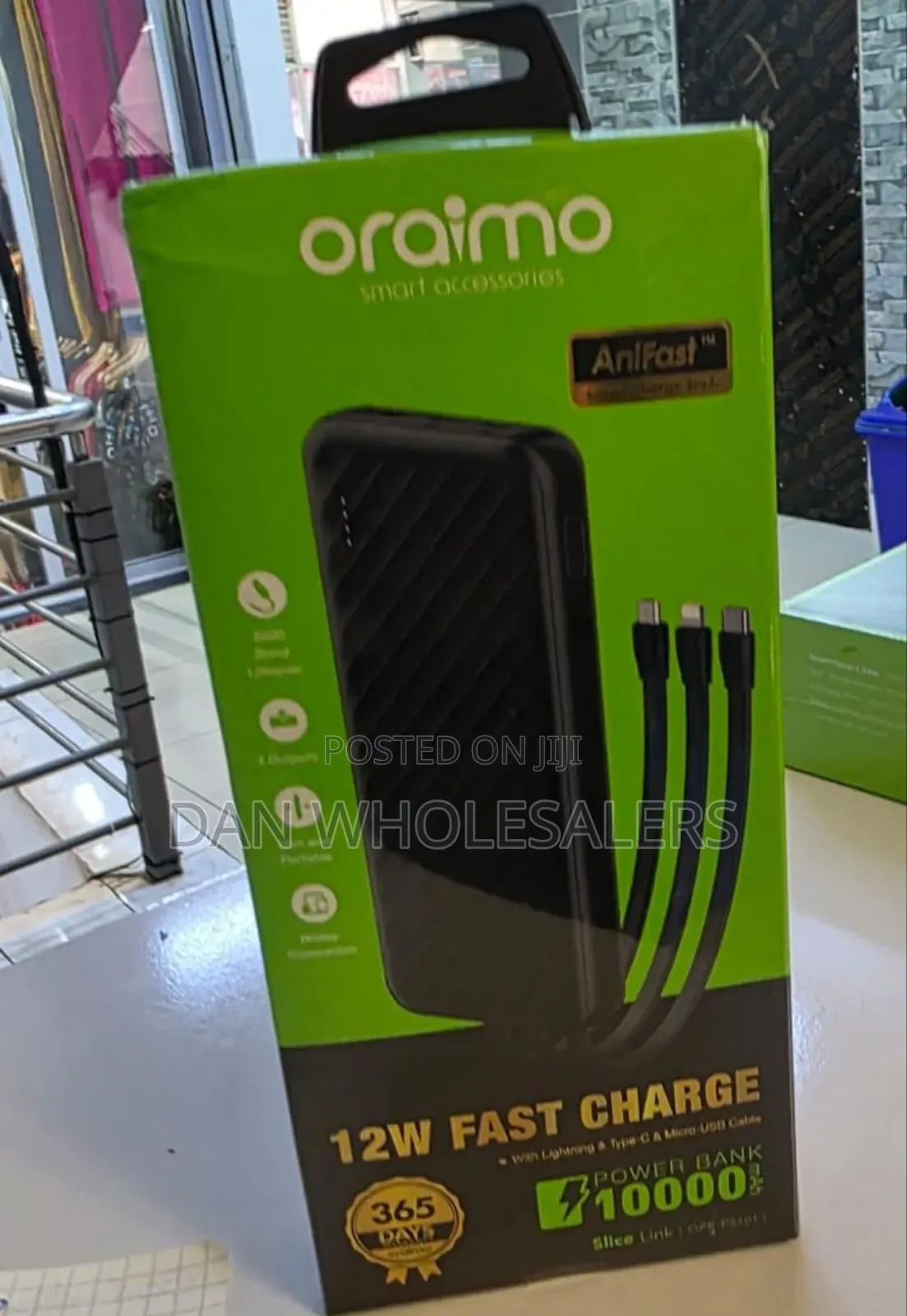 Oraimo 10000mah Fast Charge Powerbank