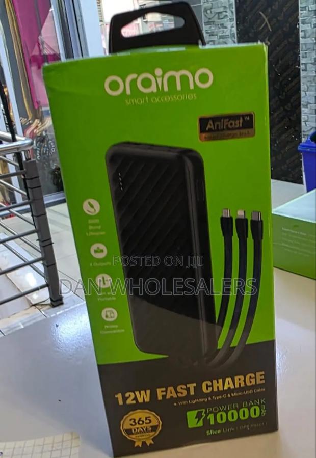 Oraimo 10000mah Fast Charge Powerbank