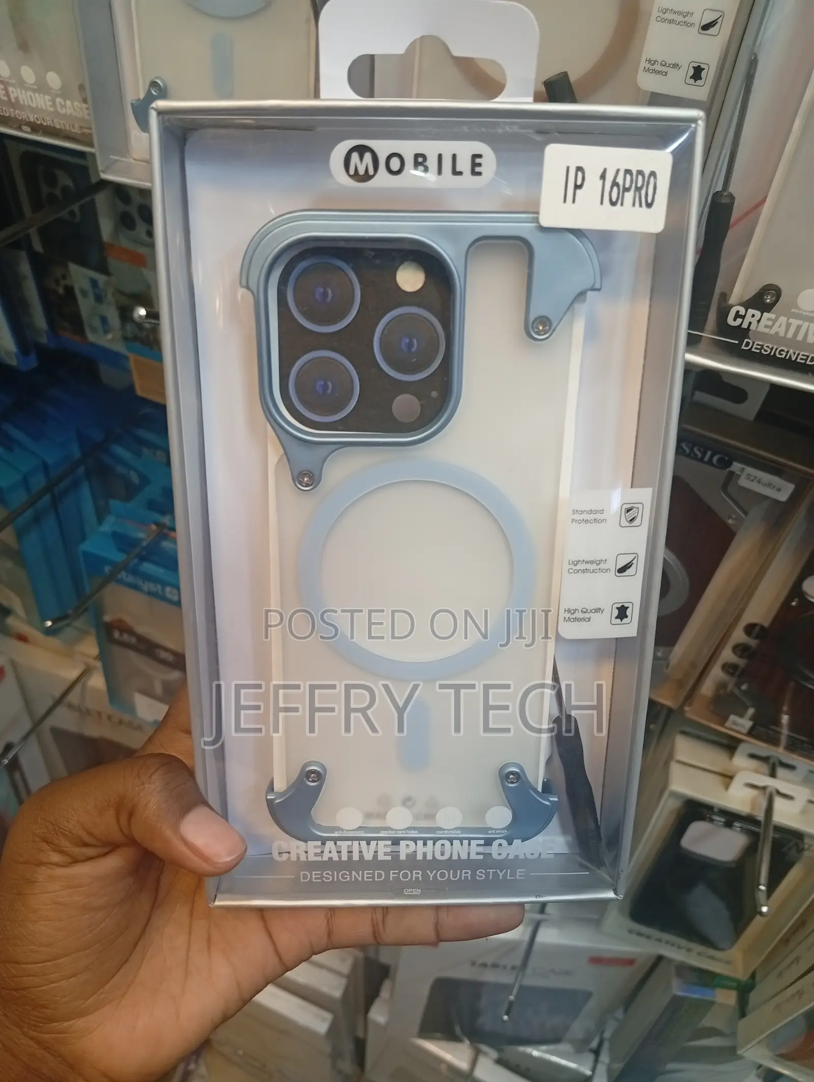 Mobile Brand Metallic Frameless Case Designed for the iPhone 16 Pro