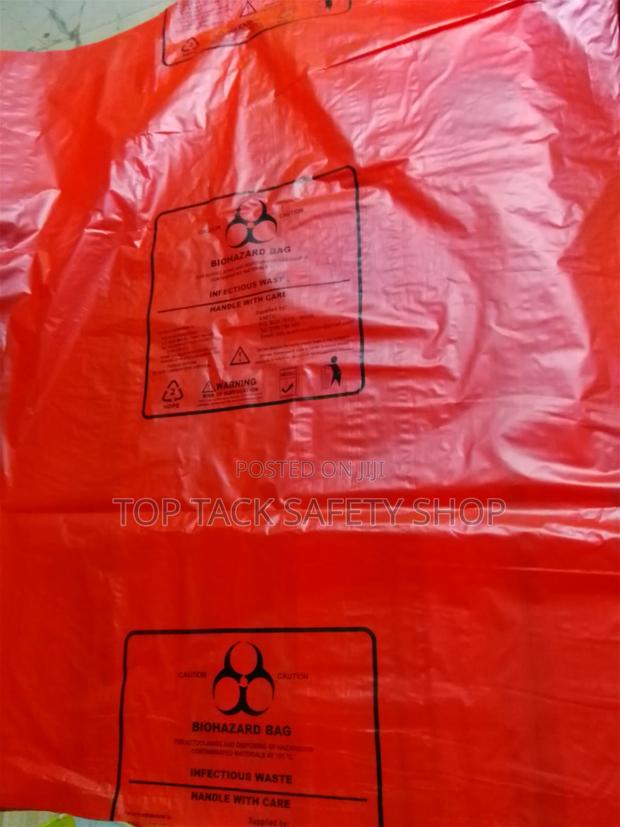30x36 Red Heavy Duty Bin Liners 50 Pieces - thumbnail 2