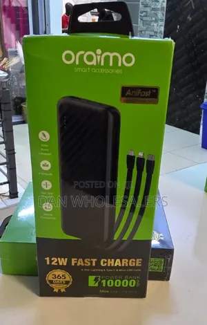 Oraimo 10000mah Smart Charging Bank