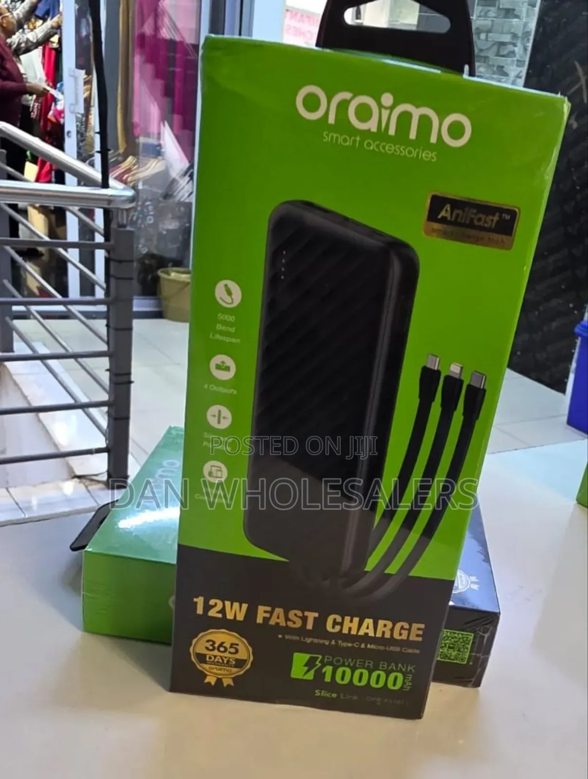 Oraimo 10000mah Smart Charging Bank