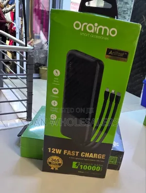 Oraimo 10000mah Smart Charging Bank