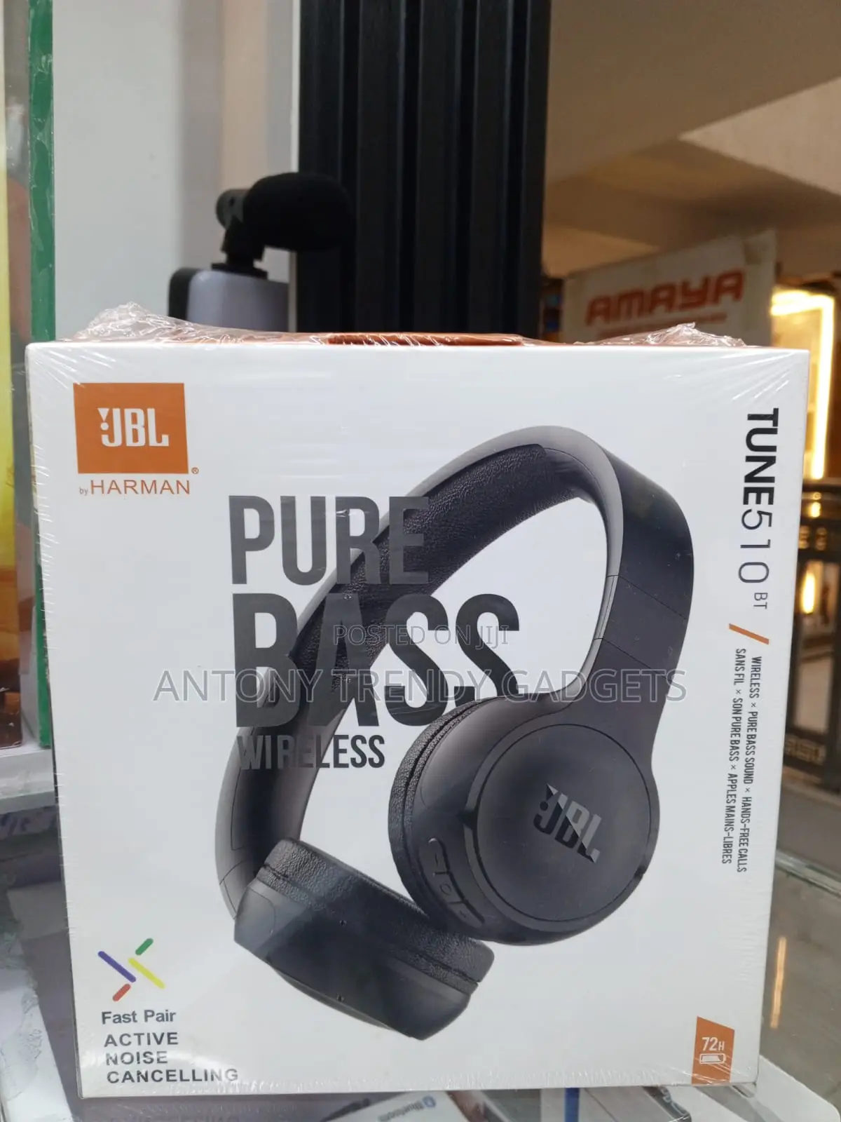JBL Tune 510bt Wireless Bluetooth Headphones Pure Bass