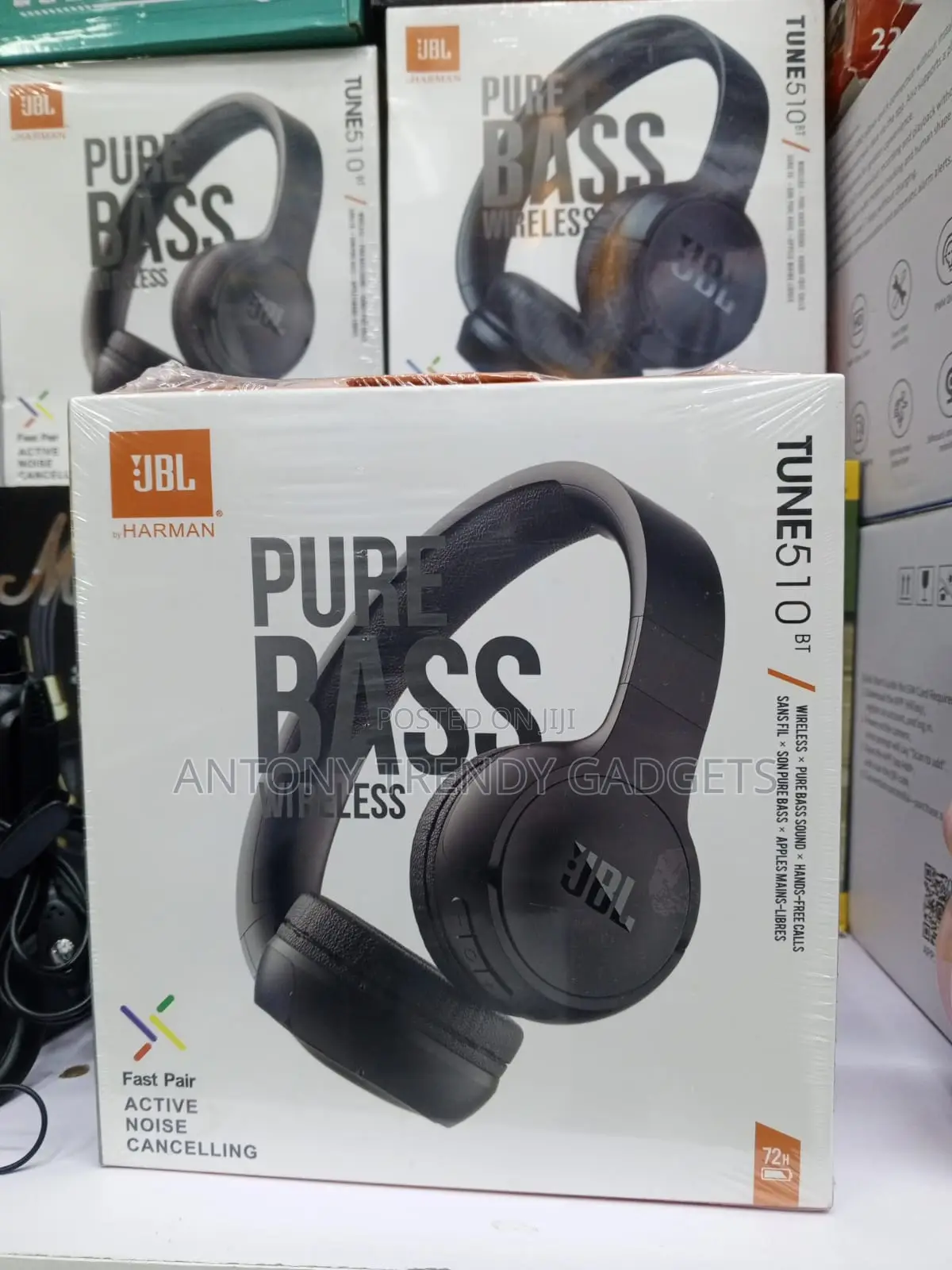 JBL Tune 510bt Wireless Bluetooth Headphones Pure Bass