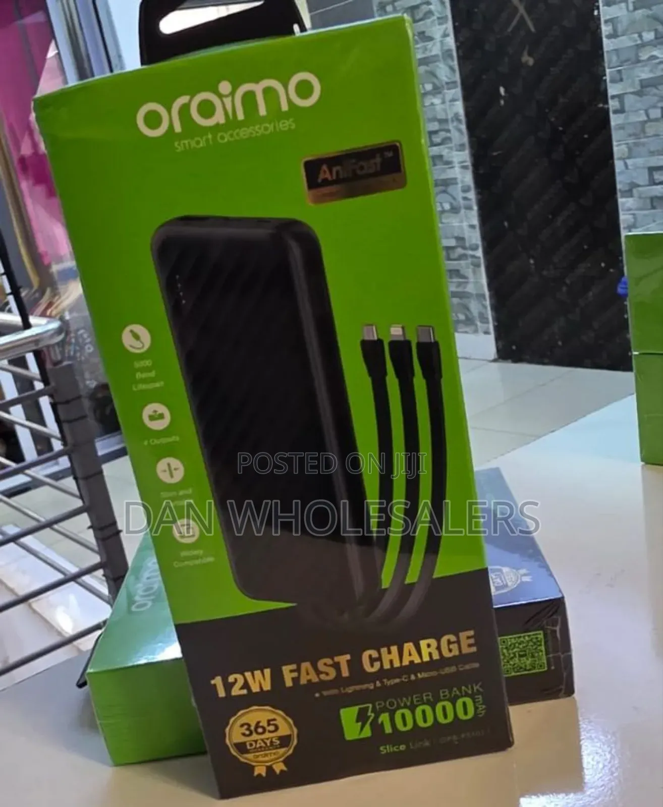 Oraimo 10000mah Anifast Power Bank