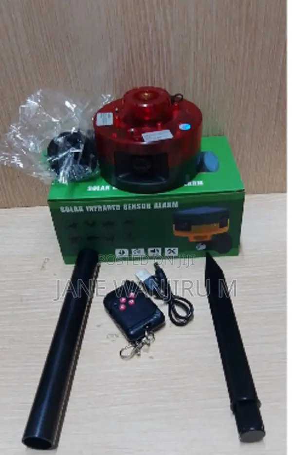 Solar Powered Outdoor Warning Alarm