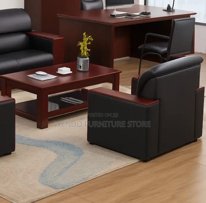 Office Sofa; Five Seaters Executive Reception Meeting Sofa Set