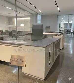 1.6 Meters Imported Gray Wood L-Shaped Table