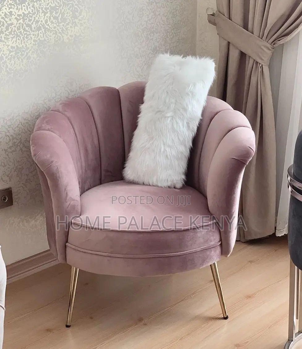 Makeup Chair: Premium Upholstered Vanity Chair With Metal Legs