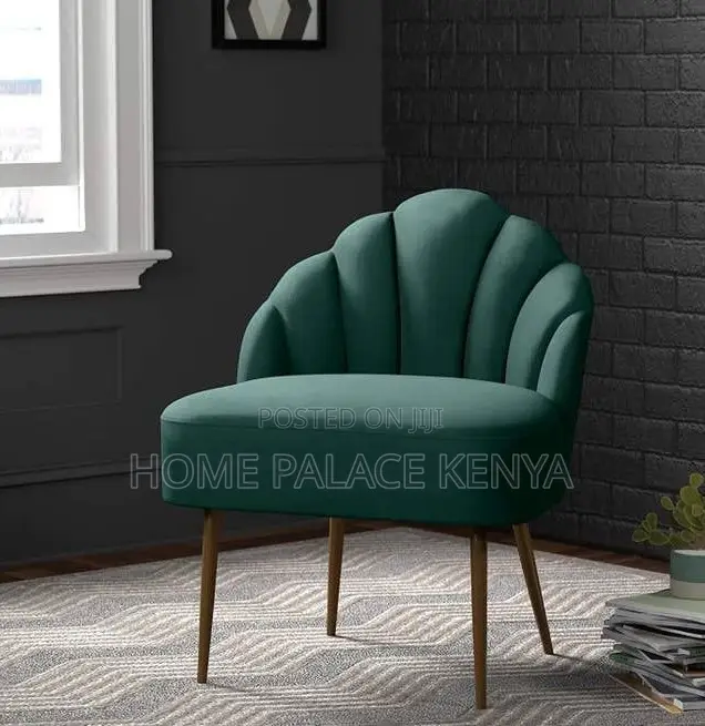 Makeup Chair: Premium Upholstered Vanity Chair With Metal Legs