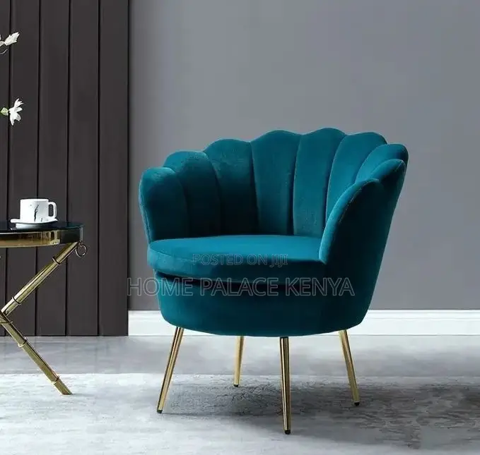 Makeup Chair: Premium Upholstered Vanity Chair With Metal Legs