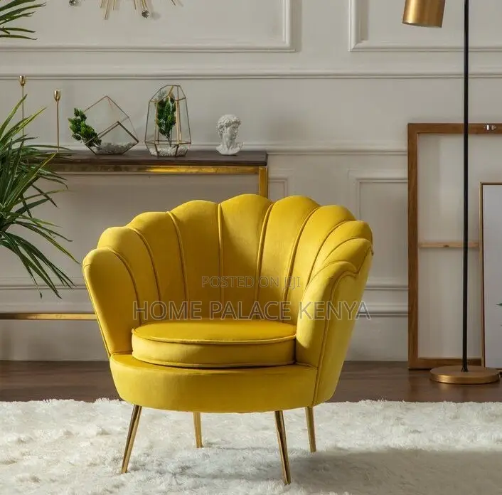 Makeup Chair: Premium Upholstered Vanity Chair With Metal Legs