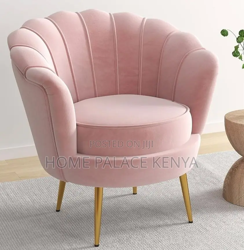 Makeup Chair: Premium Upholstered Vanity Chair With Metal Legs
