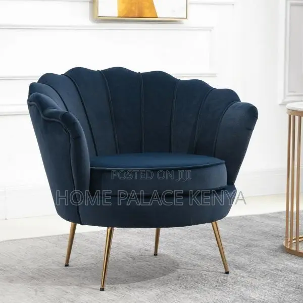 Makeup Chair: Premium Upholstered Vanity Chair With Metal Legs