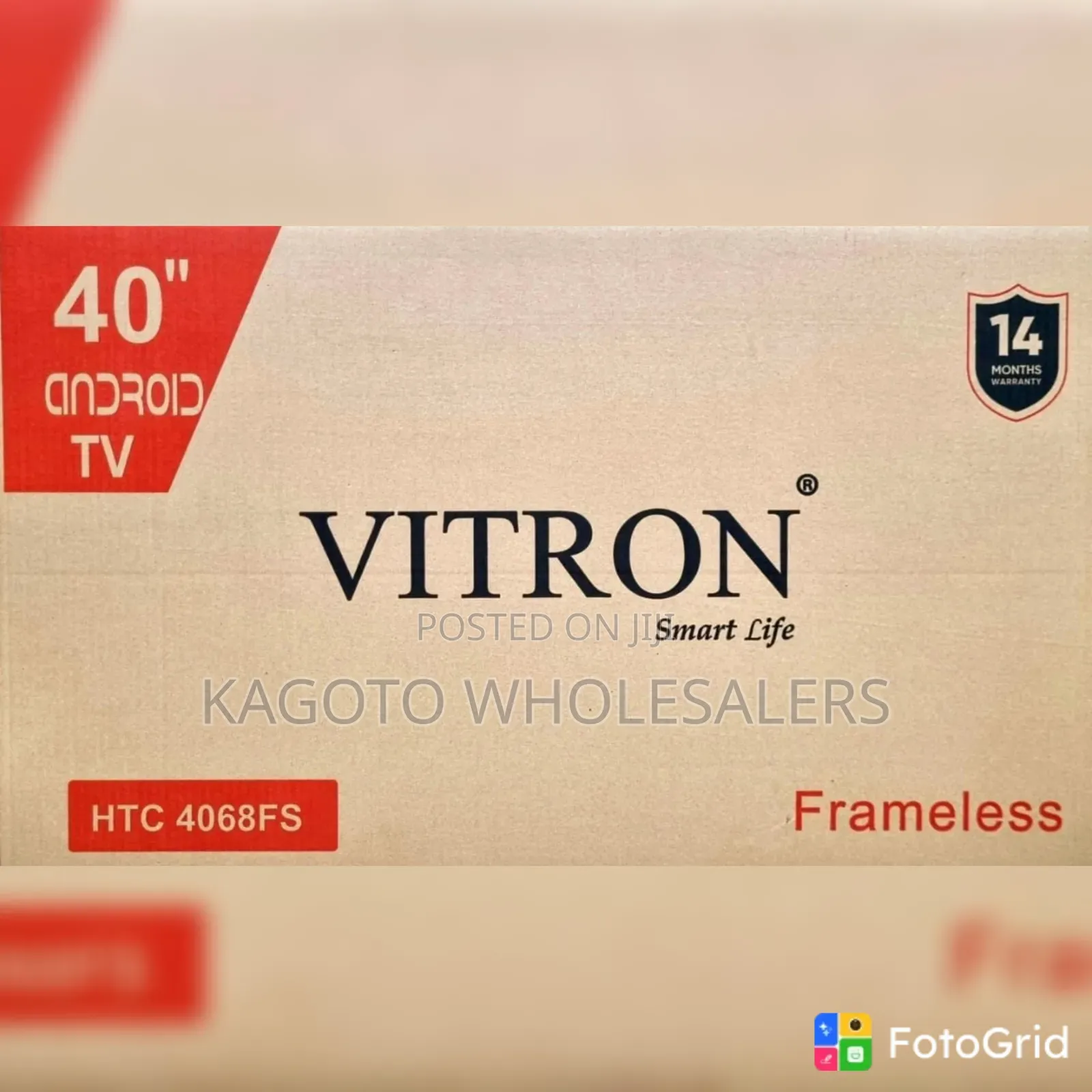 Vitron 40 Inch Smart Tv With Bluetooth