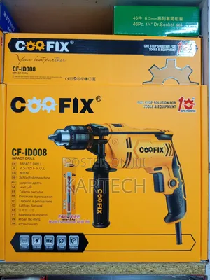 Coofix Industrial Impact Drill With Variable Speed and a 13mm Chuck.