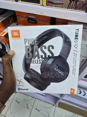 JBL Tune 510bt Foldable Bluetooth Headphones Black