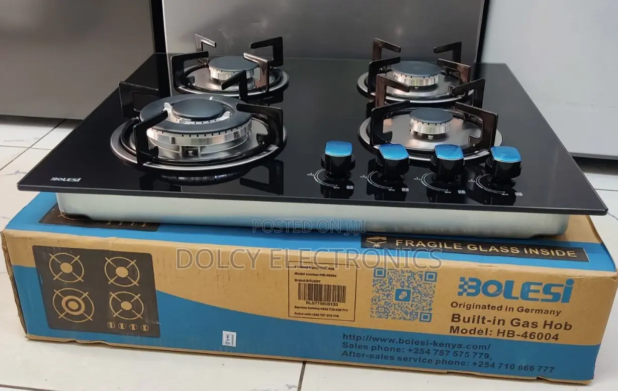 Bolesi Built in Kitchen Hob 60cm 4gas Burner.