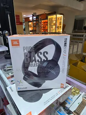 JBL 510bt Pure Bass Wireless Foldable Headphones Black