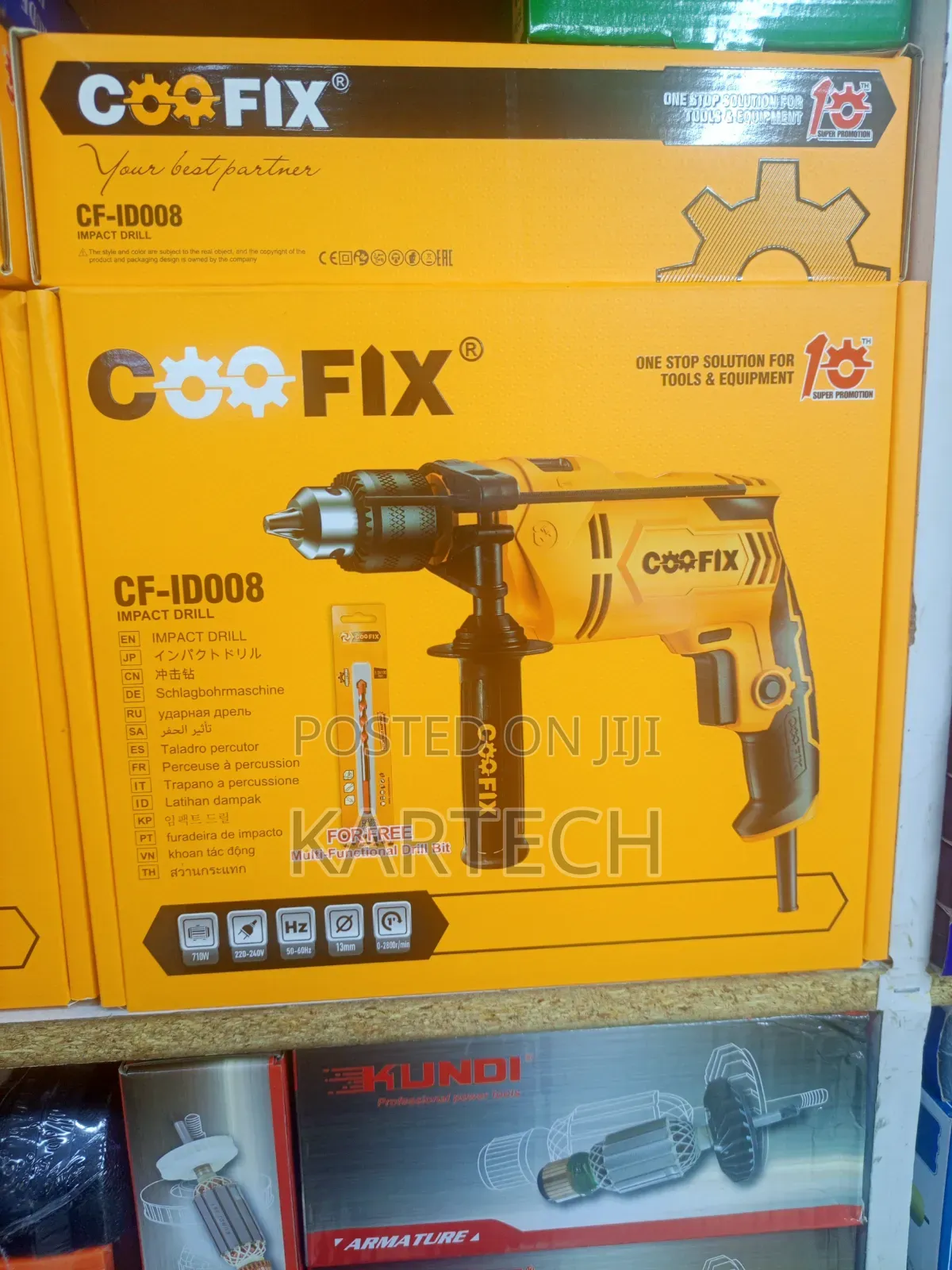 Coofix 710w Impact Drill Machine (Cf-Id008) With 13mm Chuck