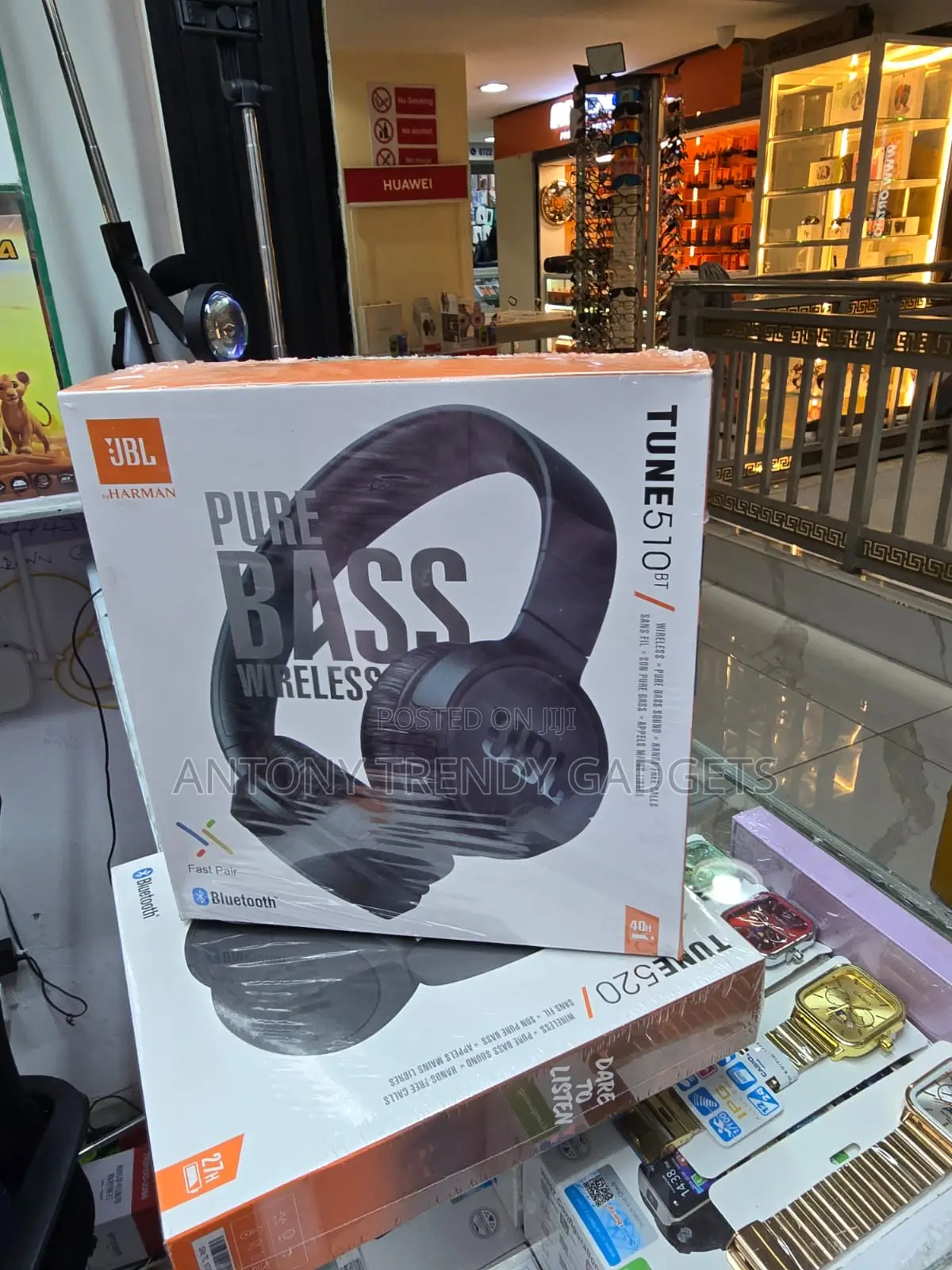 JBL 510bt Wireless on-Ear Headphones Long Battery Life