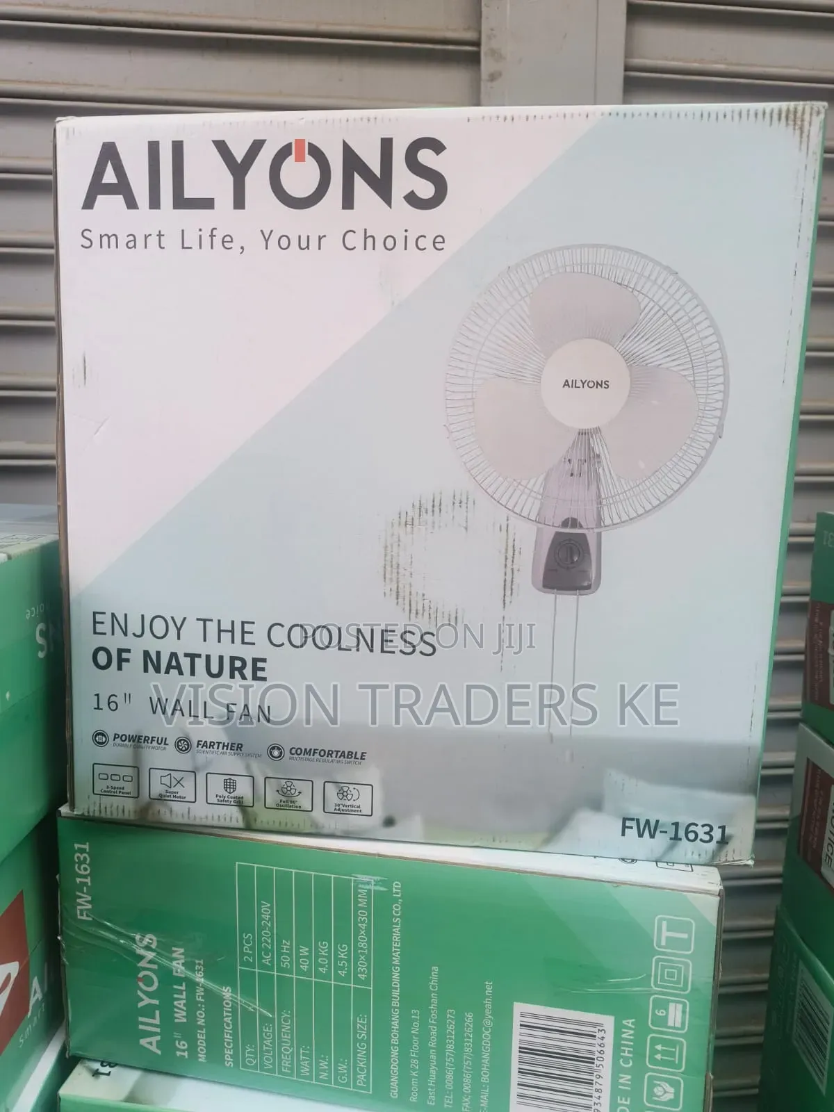Ailyons 16 Inches Wall Mounted Fan