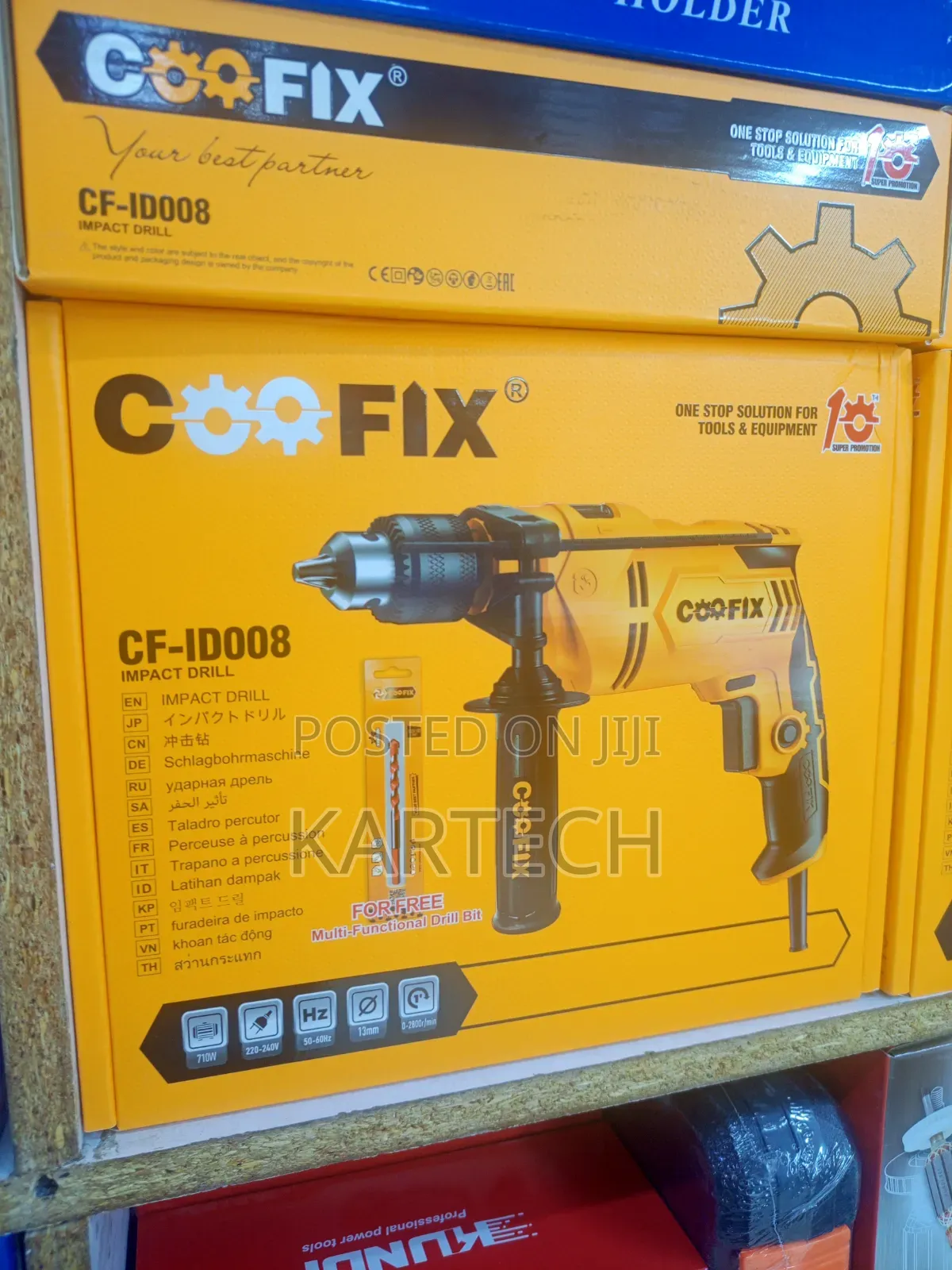 Coofix 710w Corded Impact Drill Machine (Cf-Id008) With 13mm Chuck
