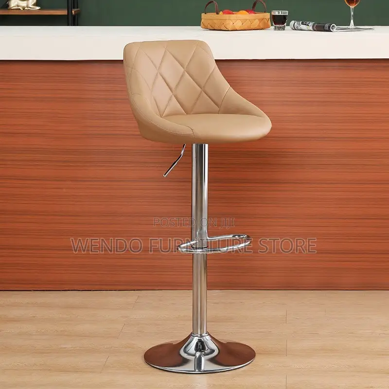 Barstools; Adjustable Leather Home Kitchen Resting Barstools
