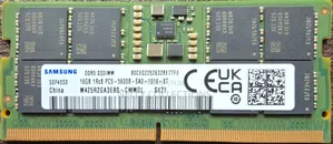 Samsung Ddr5 Laptop Ram – 16gb 5600mhz (Sodimm)