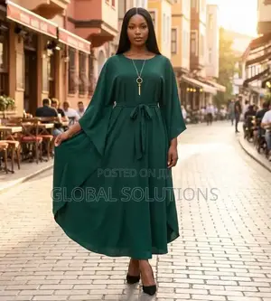 Classy and Elegant Boubou Crêpe Maxi Dresses