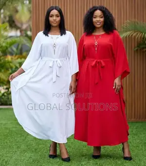 Classy and Elegant Boubou Crêpe Maxi Dresses