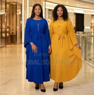 Classy and Elegant Boubou Crêpe Maxi Dresses