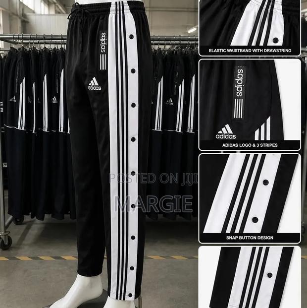 Adiddas Button Up Track Trouser - main view