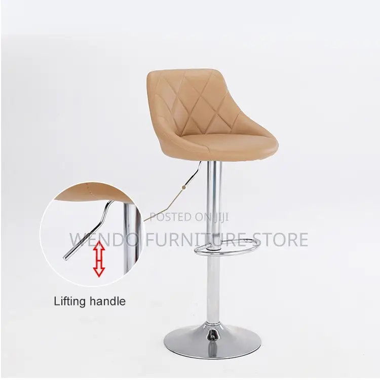 Barstools; Adjustable Leather Home Kitchen Resting Barstools