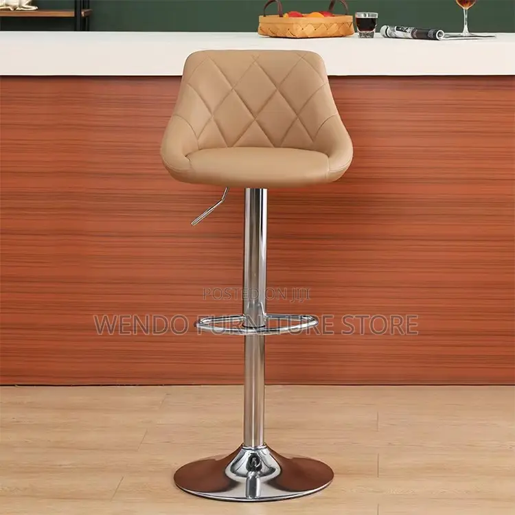Barstools; Adjustable Leather Home Kitchen Resting Barstools